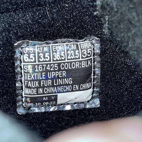 Skechers Synergy Water Repellent Hiker Boots Cool Seeker Black Womens Size 6.5 - Picture 10 of 10